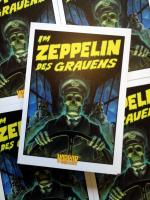 Zeppelin-Zombie-Postkarte