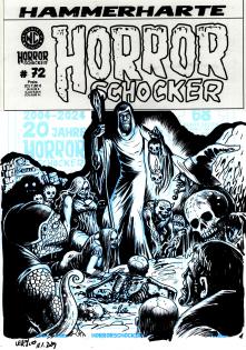 Produktfoto Titelseite Horrorschocker #72, Reinzeichnung
