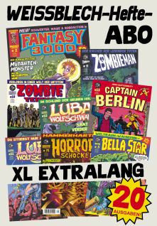 Mehr Details zu WEISSBLECH-Hefte-Abo XL Extralang Produktfoto WEISSBLECH-Hefte-Abo XL Extralang