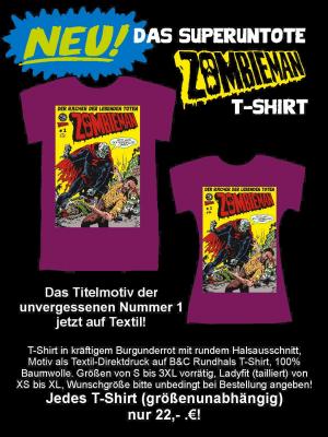 Anzeige Zombieman-Shirt